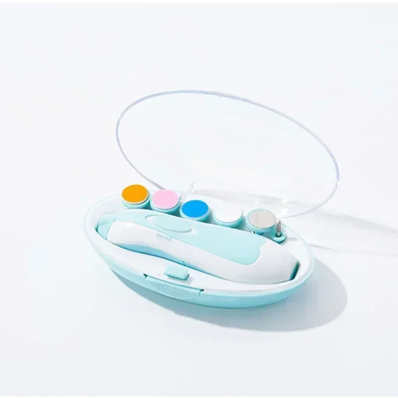 Kids Baby Nail Trimmer Electric Baby Manicure Pedicure Nail Clippers Cutter Scissors Care Set New Born Kids' safety nail clipper 5
