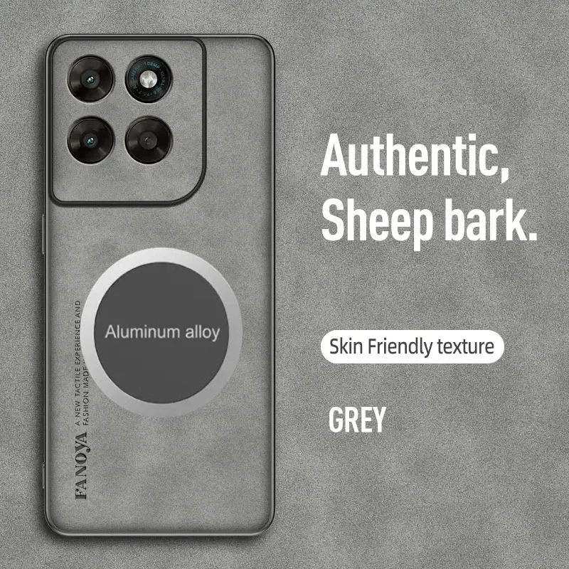 Luxurious Sheepskin Magnetic Protective Phone Case