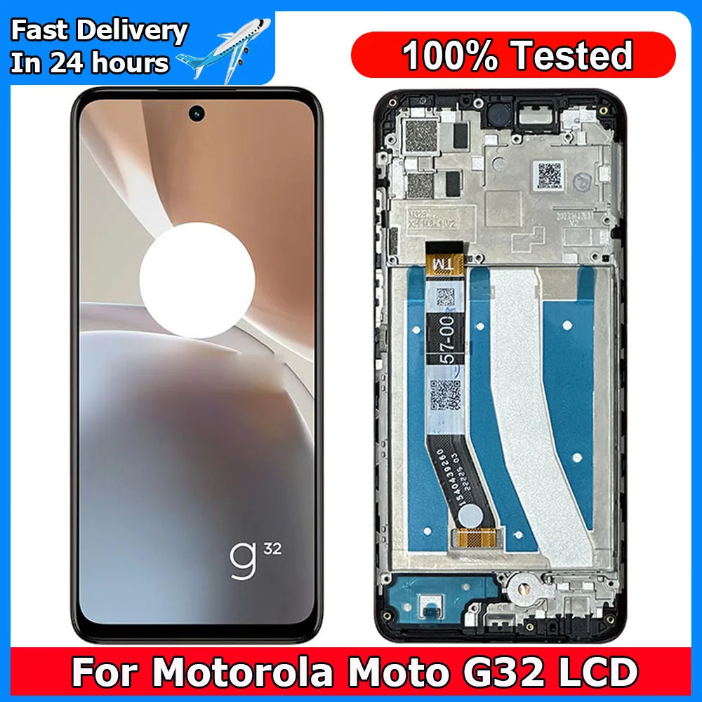 For Motorola Moto G 5g 2022 LCD Display Touch Screen Digitizer Assembly With Fra