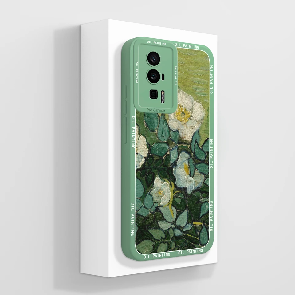 Luxury Flower Woman Liquid Shockproof Anti-Fall Phone Case