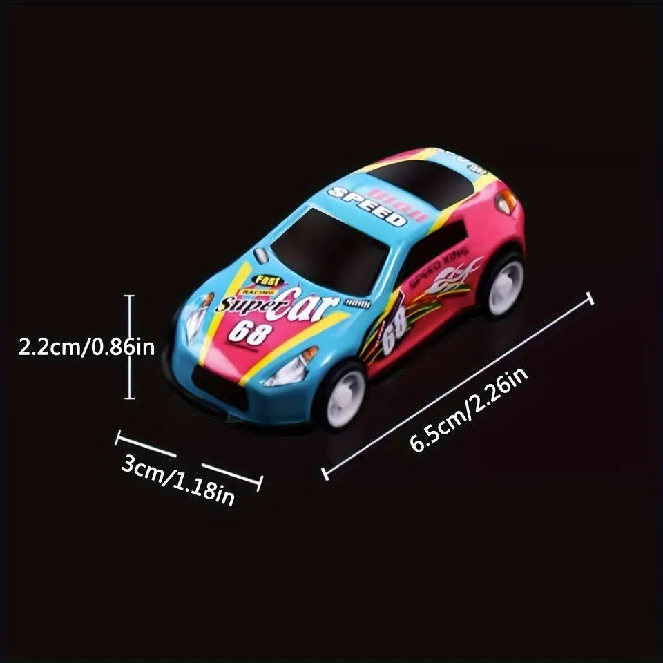 Vanplay Auto Giocattolo Metallo Macchinine Tirare Indietro Autos Compreso Mappa Del Gioco Di Corse E 6 Mini Veicoli Regalo Per Bambini Oltre 3 Anni  Trashed