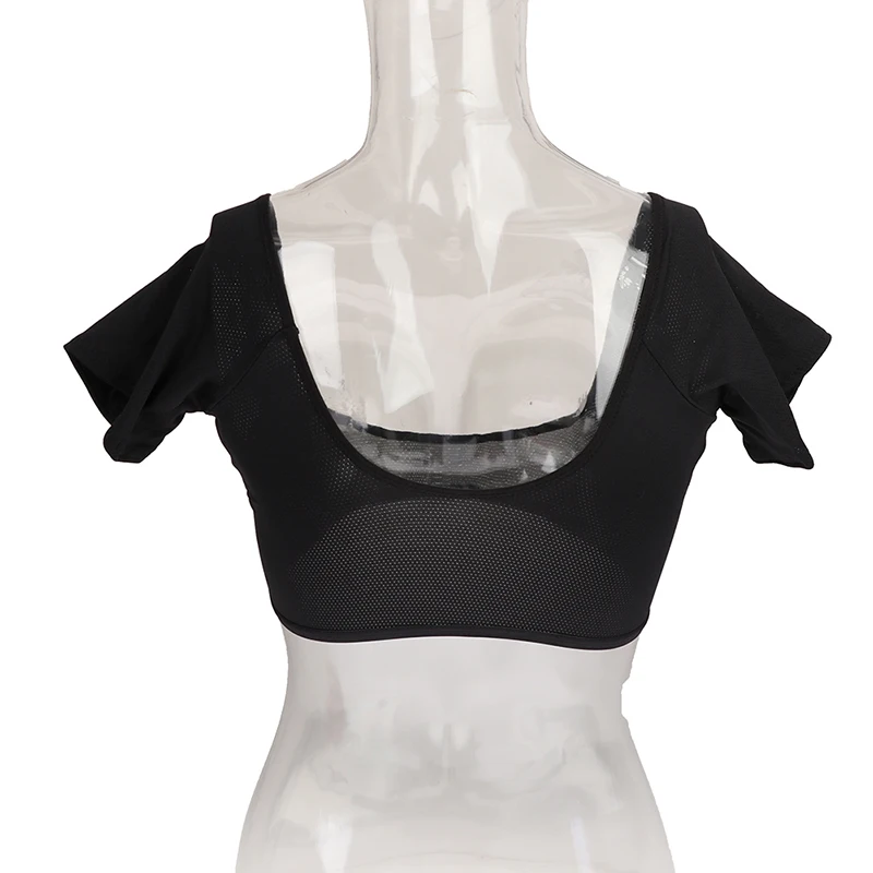 1PC T-shirt Sweat Pads Underarm Sweat Vest Armpit Perspiration Guards Proof Shirt Washable Protector for Women Girls Underarm Sweat Pads