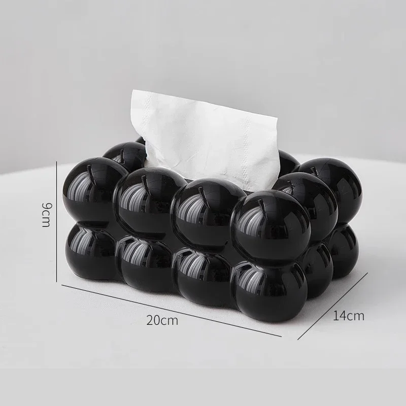 Description Picture 3 of itemCloud Design Tissue Box Living Room Coffee Table Towel Dispenser Desktop Paper Storage Holder Kitchen Decor Car Tissue Organizer