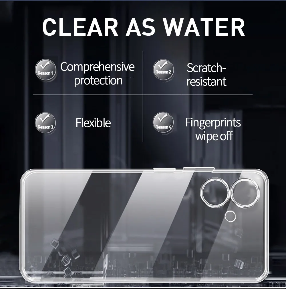 For Realme Note 60 Case Clear Soft Silicone Phone Case For Realme Note 50 Shockproof Bumper Coque for Realme Note50 60 Funda