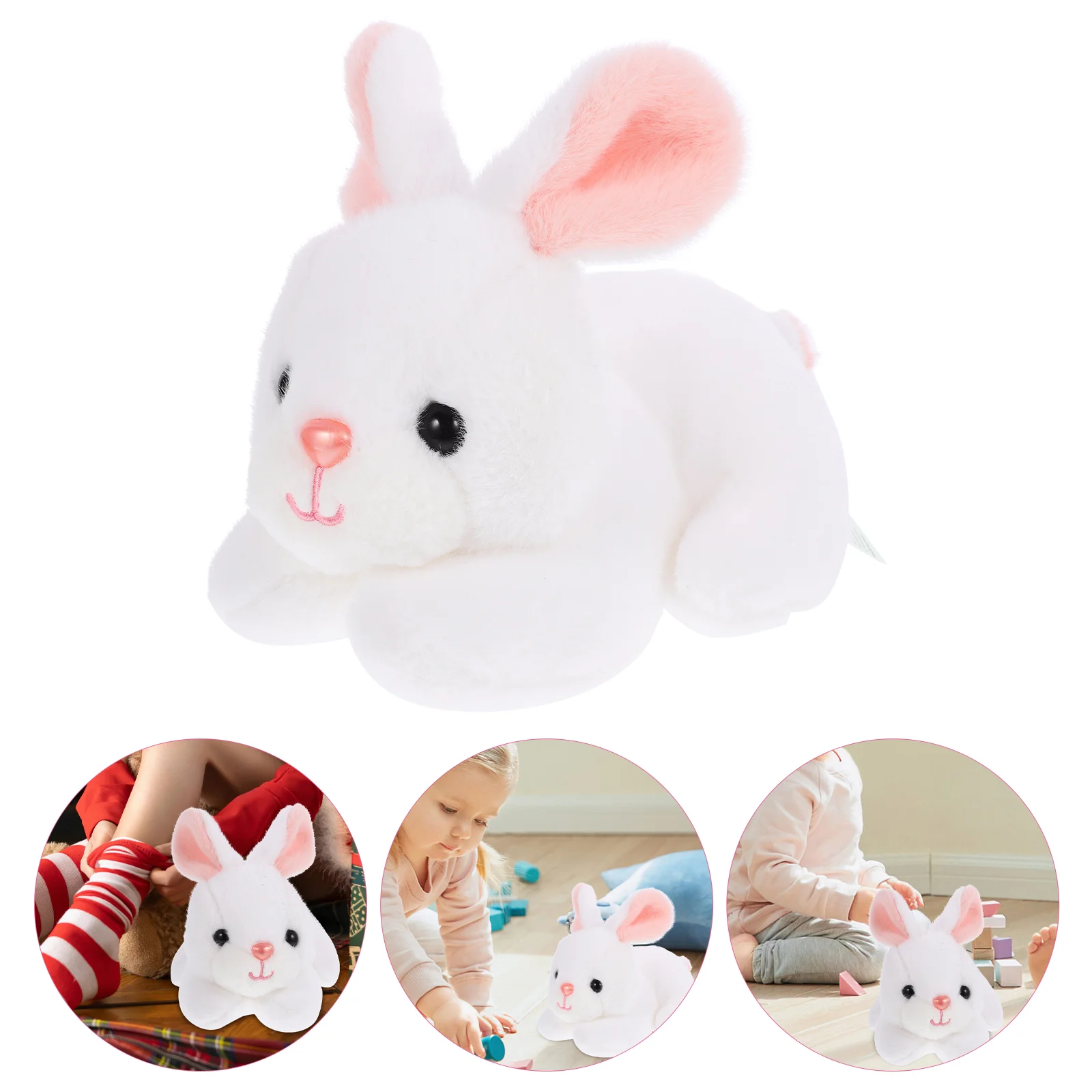 

Plush Bunny Little Stuffed Cartoon Small Bunnies White Rabbits Toys Bulk for Kids