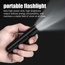 5V USB Rechargable Mini LED Flashlight 3 Lighting Mode Waterproof Torch Zoom High-Power Edc Portable Linterna For Night Camping
