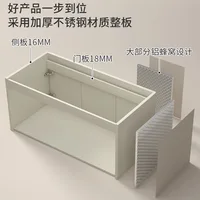 Moisture-proof Bathroom Cabinet Nordic Cream Wind Wash Bathroom Cabinet Intelligent Bathroom Furniture Armadio Da Bagno XYYSG 3