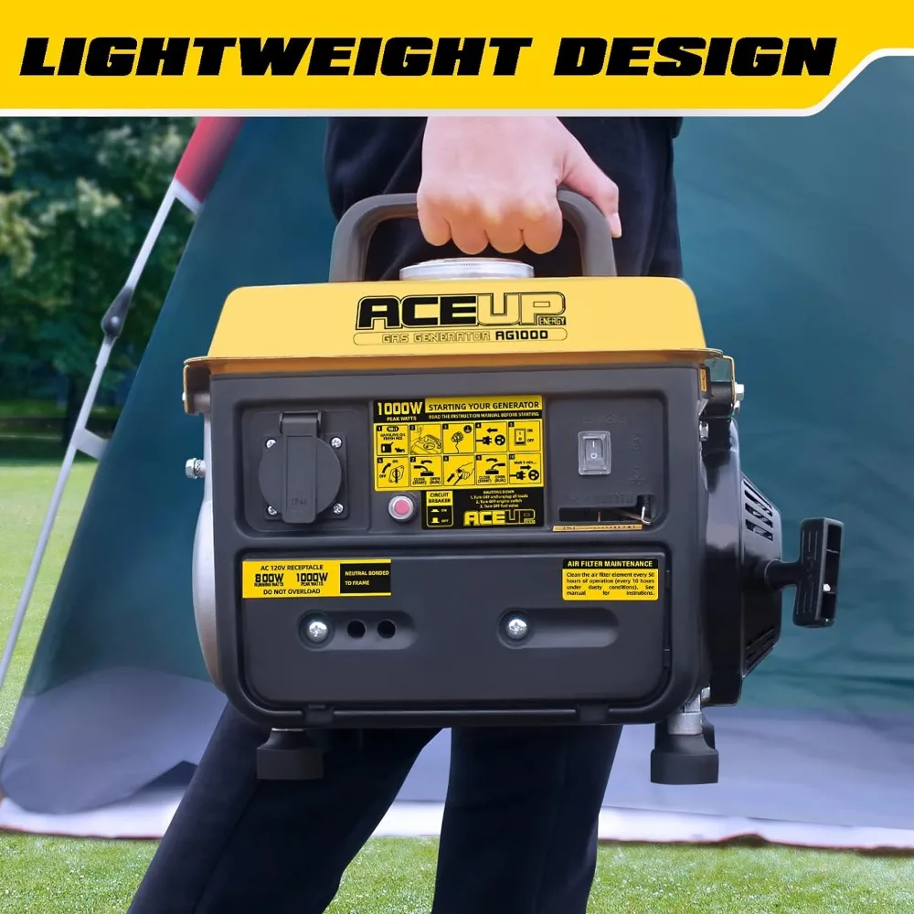 Gas-Powered Generator, Portable Generator Camping Ultralight, EPA & CARB Compliant 6