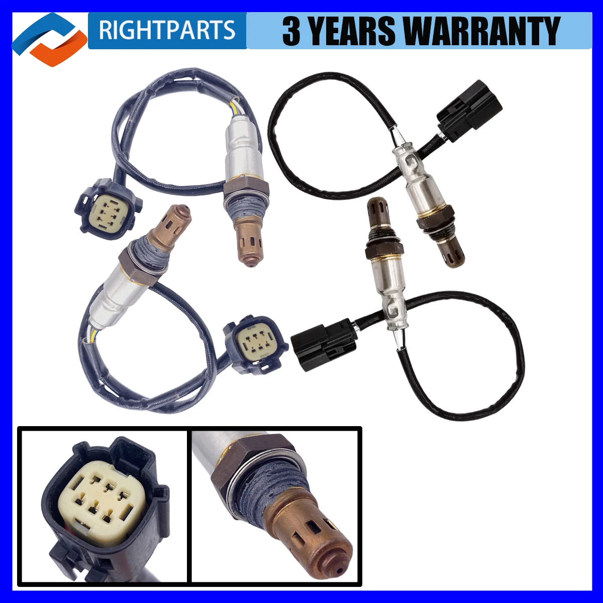 

4PCS Upstream+Downstream Oxygen Sensor For Ford F-150 3.5L 2015 2016 2017 Mustang 5.2L 2016 2017 2018 2019 234-5176 234-4968