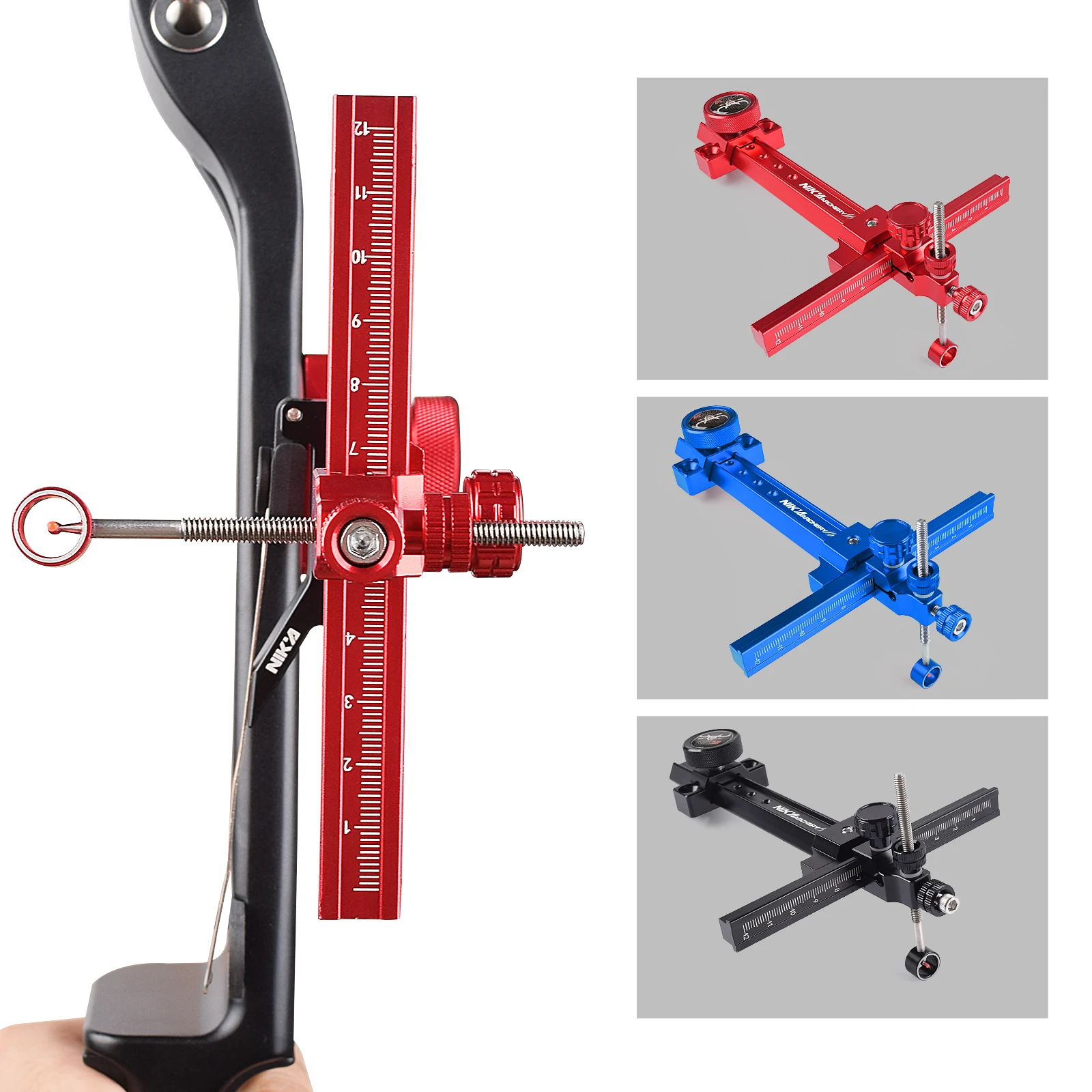 Archery Sight 6"/9" T Shape Recurve Bow Sight For Hunting Shooting 6