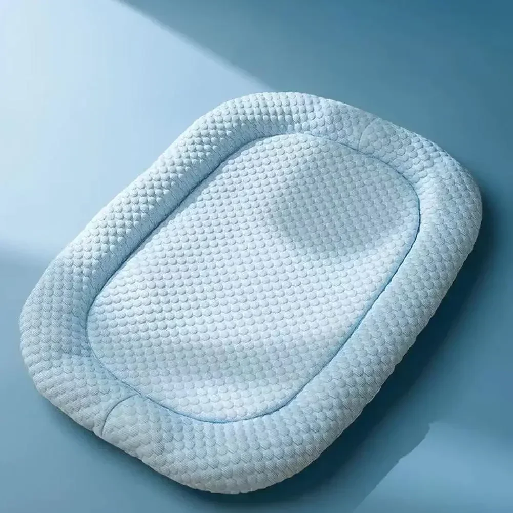 Cooling Dog Bed Ice Silk Breathable Pet Cushion For Summer Comfort_voghion.com