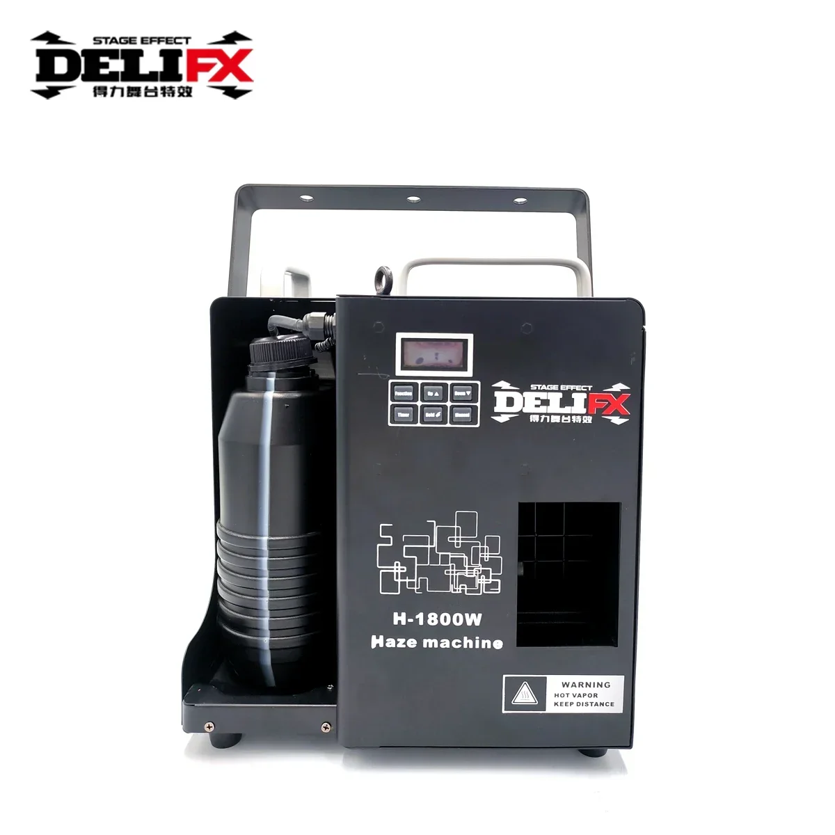 DF-10 뷰 효과 헤이즈 머신 DMX LCD 1800W 헤이즈 출력 조정 상향 스프레이 안개 연기 안개 헤이저