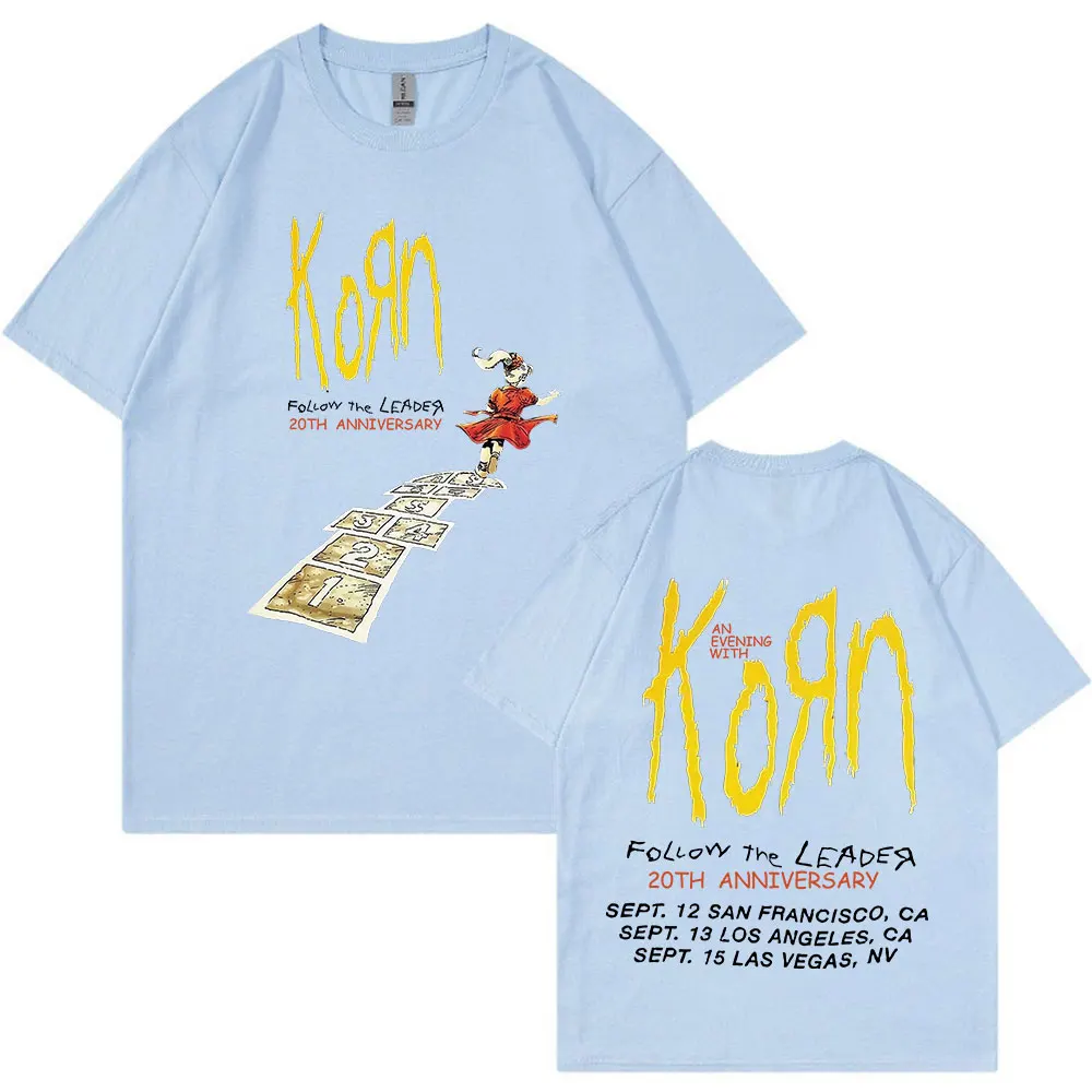 Korn Follow The Leader 20Th Anniversary T Shirt Metal Gothic