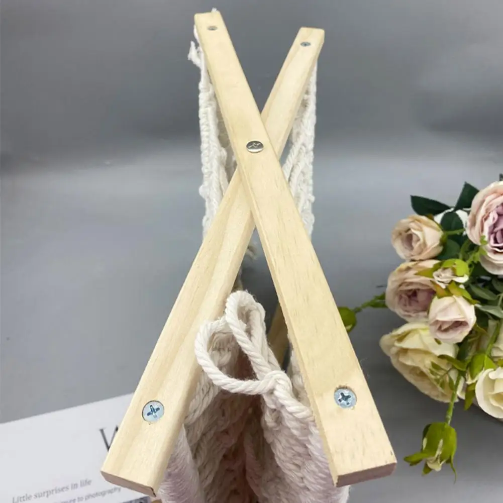 Room Magazine Rack Boho Magazine Rack Holder Standing Basket Storage Organizer with Wooden Stand Space for Magazines