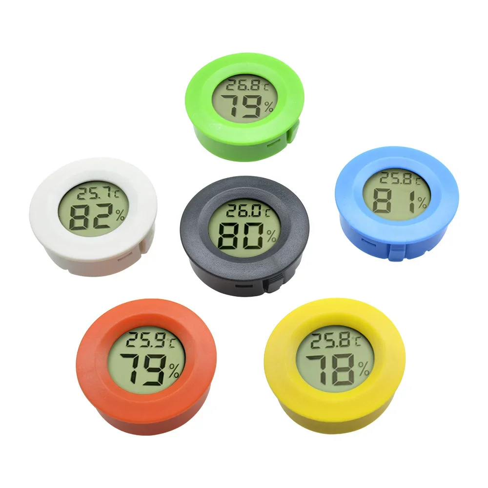 Thermometer Hygrometer 1pc Mini LCD Digital -50&deg;C to +70&deg;C Temperature Humidity Meter Fridge Freezer Testing
