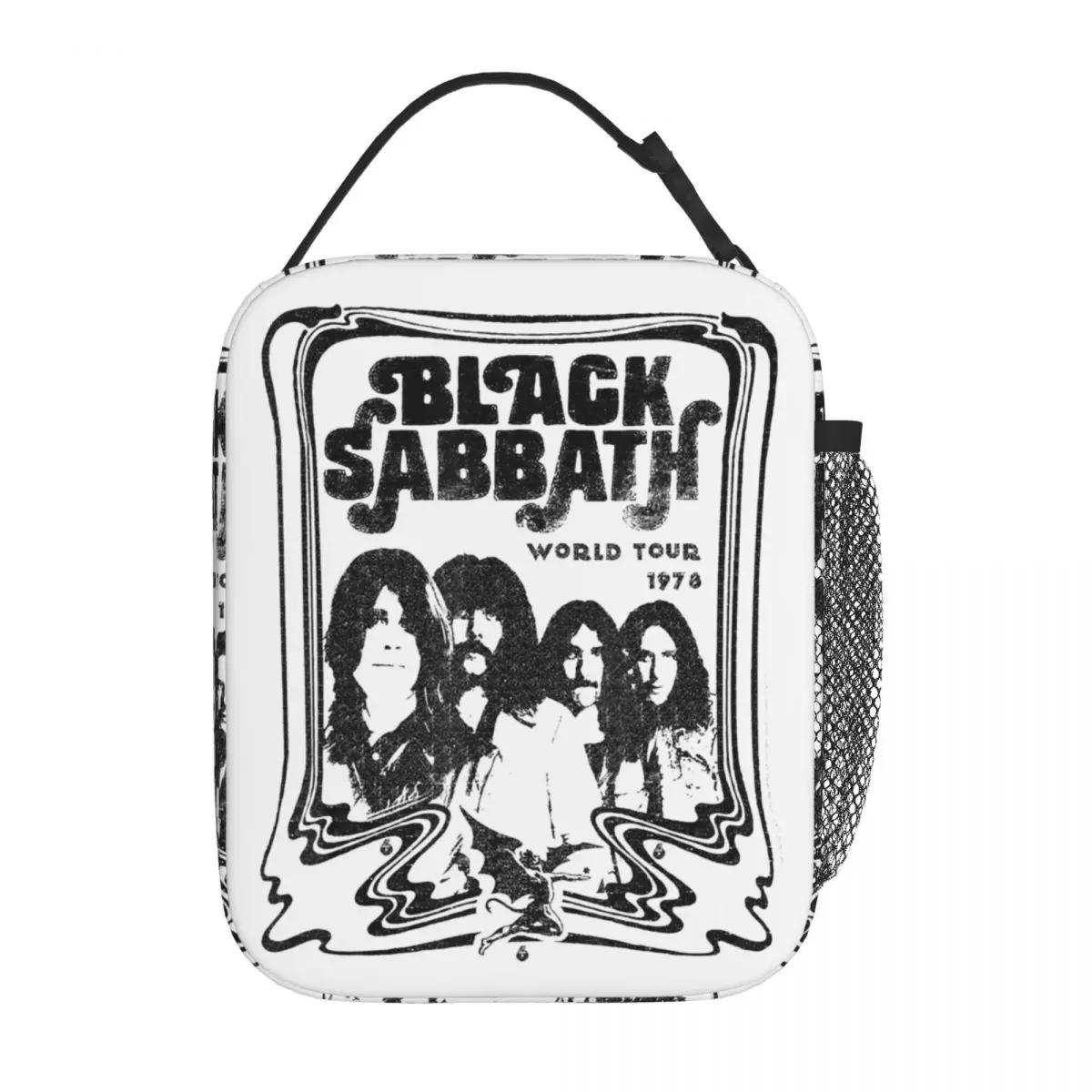 

Ланч-бокс The Cover Tour Official World Black Sabbath, металлическая лента, ящик для хранения продуктов питания Cooler, термобокс Bento для школы