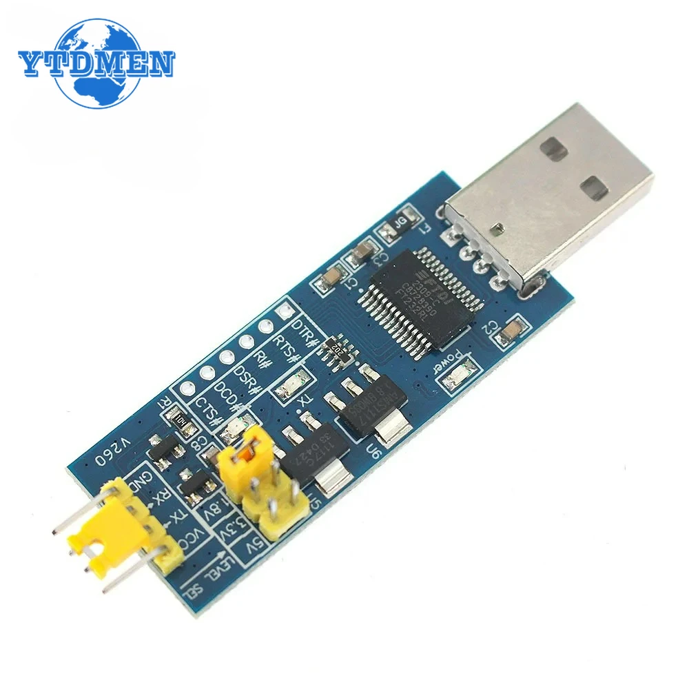 FT232RL USB To TTL Serial Port Module 5V 3.3V 1.8V Level Download Program Line  Serial Interface Module FT232