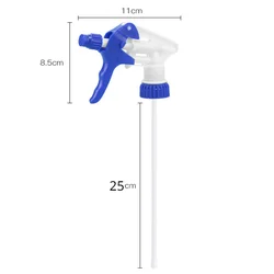 10-Pack Heavy-Duty Long Straw Trigger Spray Nozzles for Versatile Cleaning and Detailing Uses (10pcs)