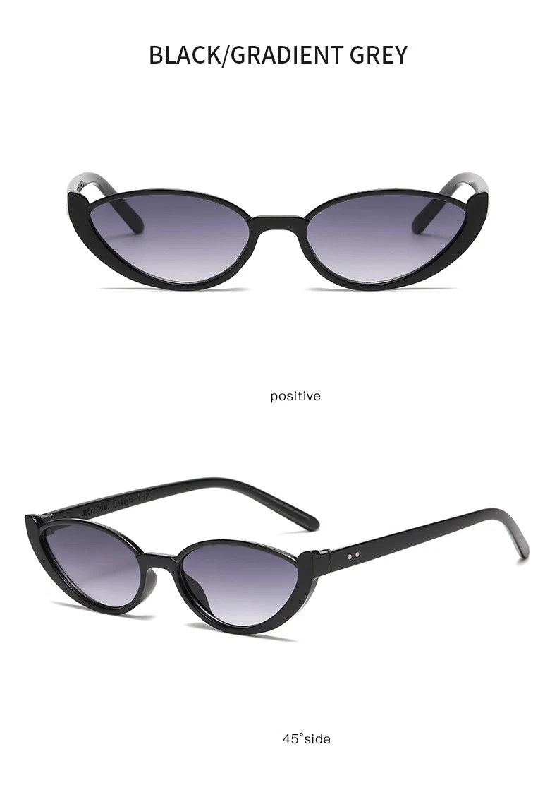 Wandern 2 stücke Vintage Cat Eye Anti Licht Gläser Halbrahmen Gläser Mode Marke Design UV400 Brillen Zubehör Goggle – Detail 10