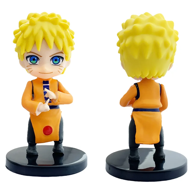 Set mit 12 Naruto Anime Shippuden Figuren: Hinata, Sasuke, Itachi, Kakashi, Gaara Actionfiguren Q-Version PVC Ornament Spielzeug Geschenk – Detail 13