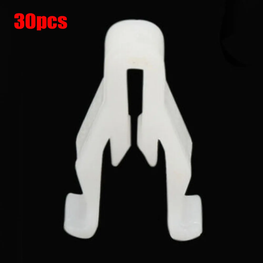 30 stücke Auto Weiß Kunststoff Nylon Schalter Lünette Clip Für Toyota Für 4 Runner Für Lexus Für Highlander CT200h GS350 GS450h ICH 50 LS460 – Detail 5