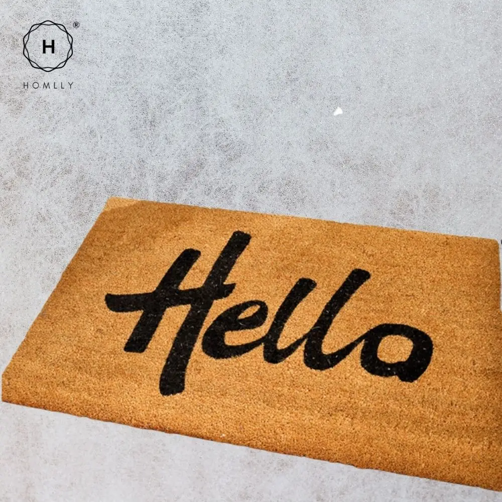 

Homlly Hello Door Mat натуральное кокосовое волокно