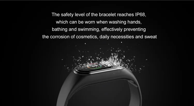 M4 Smart Bracelet Sport Wristband Universal Pedometer Heart Rate and Sleep Monitoring Bracelet IP67 Waterproof for Fitness