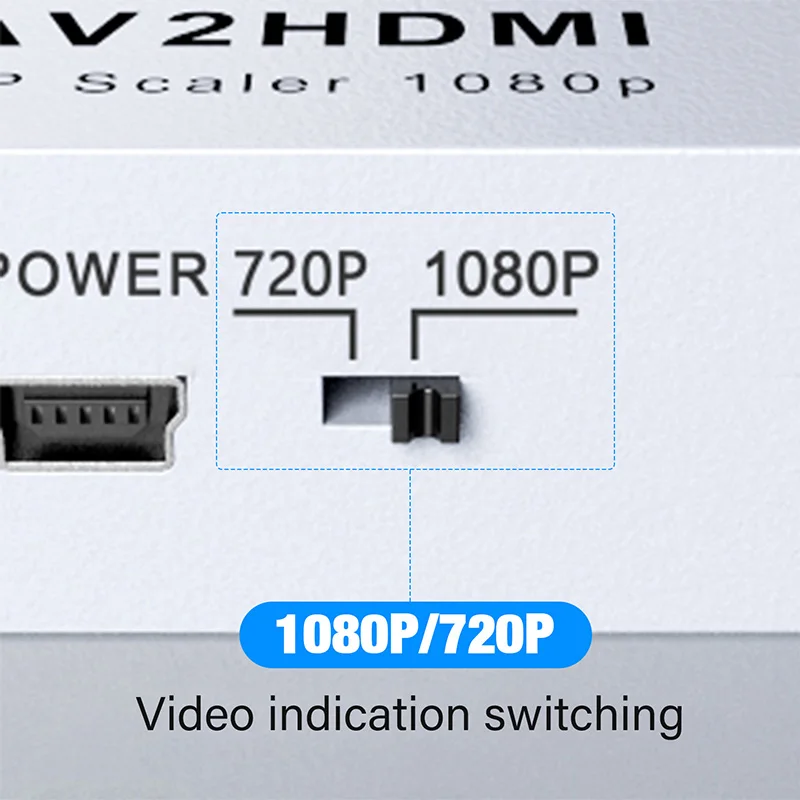 AV RCA to HDMI/ HDMI TO AV Composite Converter 1080P CVSB Multi out Cable Adapter For PS2 PS 2 3 4 5 TV Box HD Video Wires