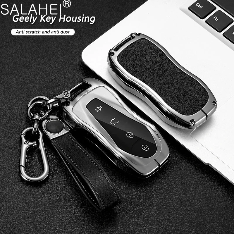 

Car Key Case Cover Remote Shell For Geely Xingyue Azkarra Tugella FY11 2019-2020 Atlas Pro New Emgrand GS X6 SUV EC7 Accessories