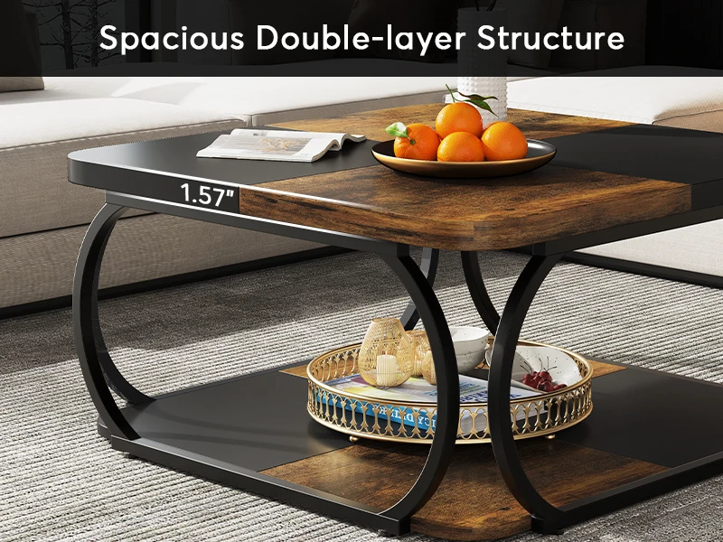 tribesigns coffee table