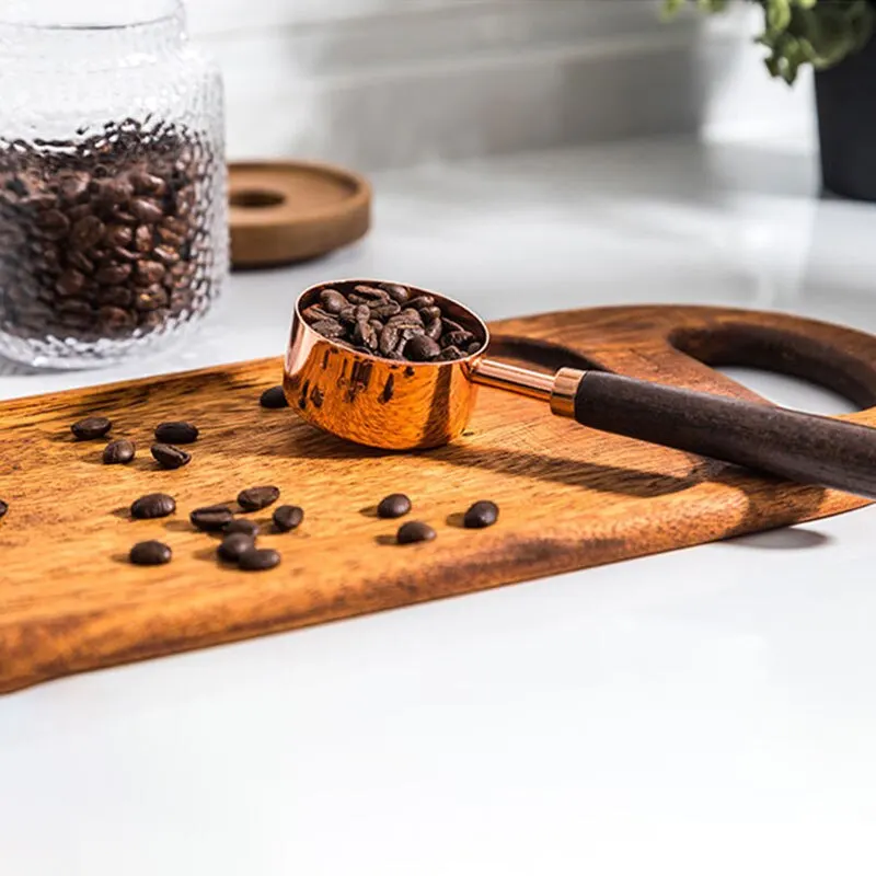 Kitchen Measuring Spoons Measuring Spoon Set Measuring Cup and Spoon Set Rose Gold Stainless Steel Measuring Spoon Coffee Measuring Cup Spoon