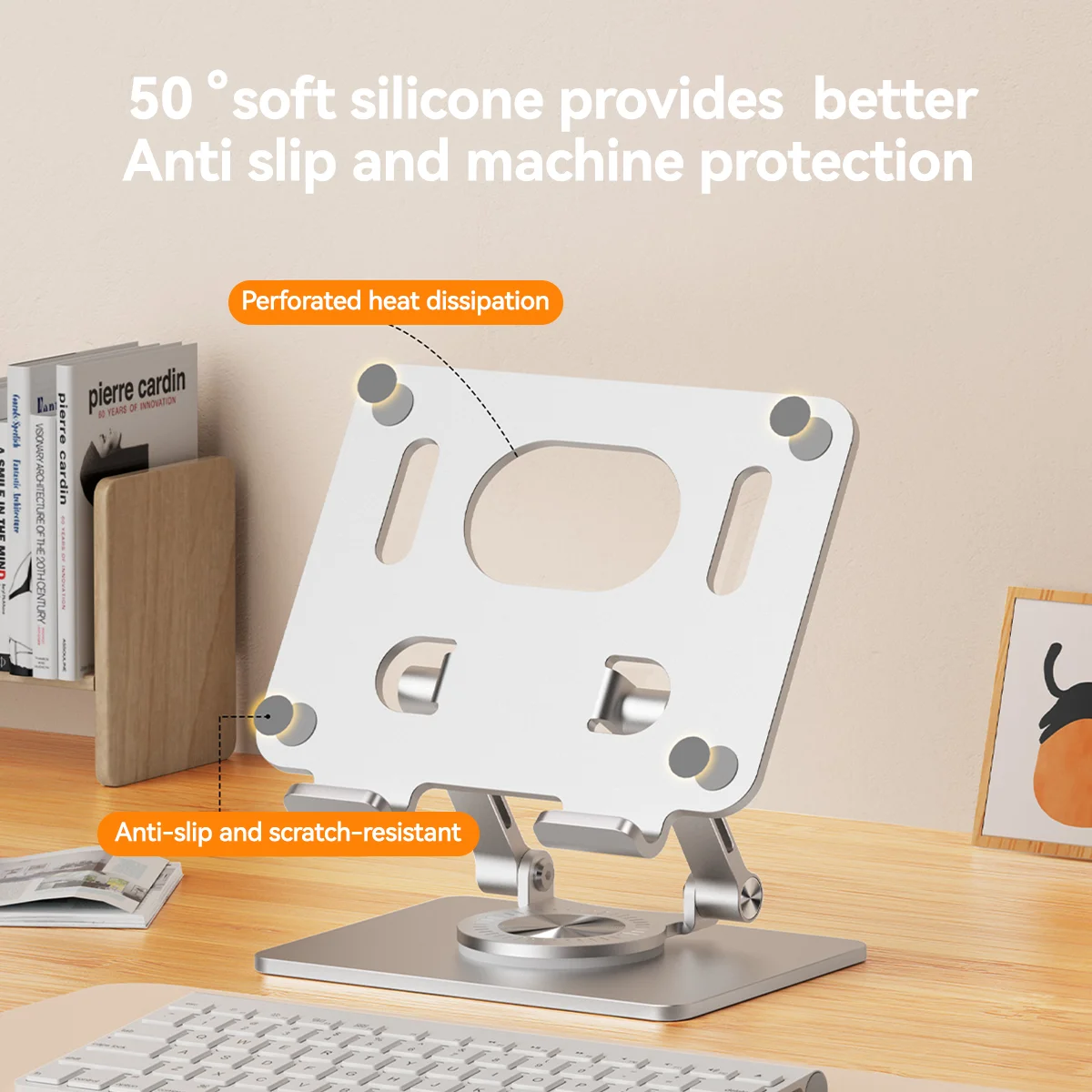 ThundeaL Foldable Ergonomic Laptop and Tablet Stand