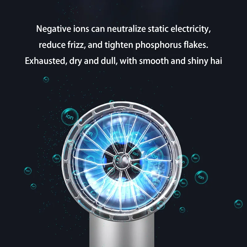 Xiaomi Anion Hair Dryer High Speed Electric Turbine Drying Thermostat Processor Fast Drying Hair Professional Hairdressing New 5