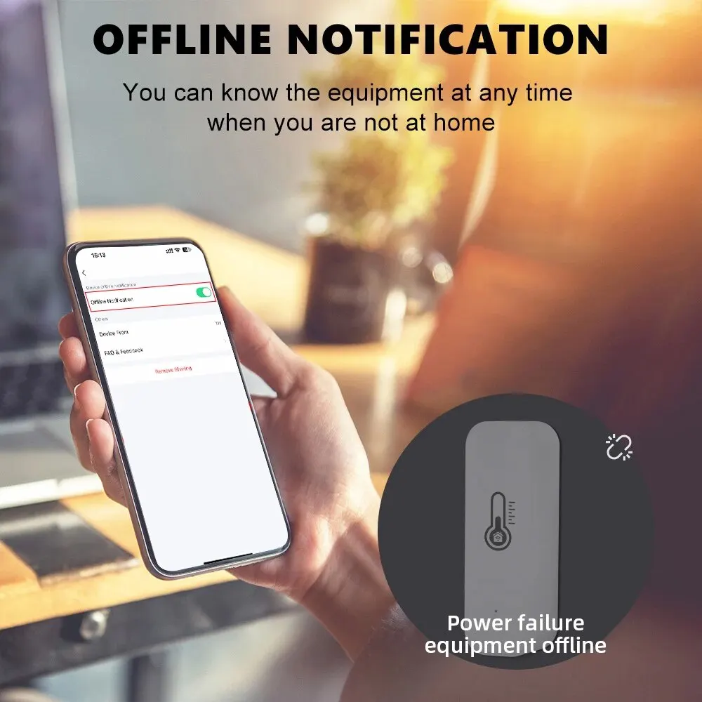 Sc5613bd2e4f847fd9fd2ebcaddca0accu Tuya WiFi Temperature and Humidity Sensor Indoor Humidity Sensor Battery Powered APP Monitoring For Alexa Google Home Voice Mallzona