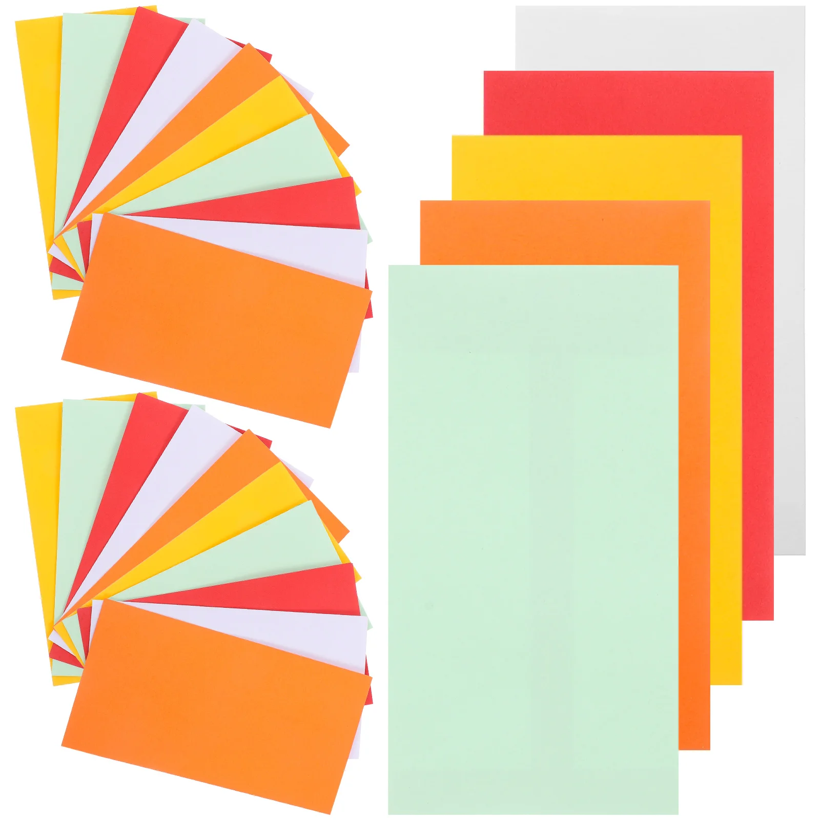 

50 Pcs Kraft Envelope Envelopes for Money Gift Card Purse Small Item Pouch Saving Paper Cash Colored