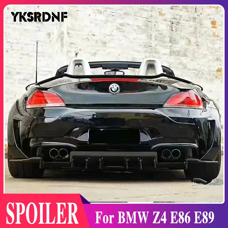 

For BMW Z4 E86 E89 Coupe Convertible 2005-2014 High Quality Carbon Fiber Car-styling Rear Trunk Luggage Compartment Spoiler