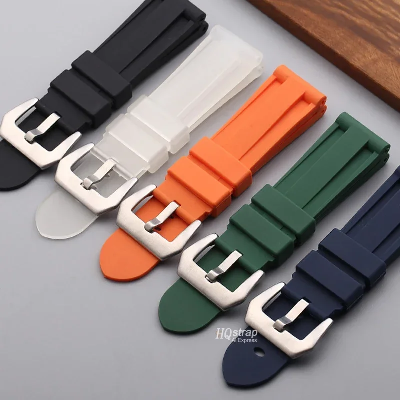 Men's Sport Silicone Rubber Watch Band – Universal Replacement Wristband Bracelet