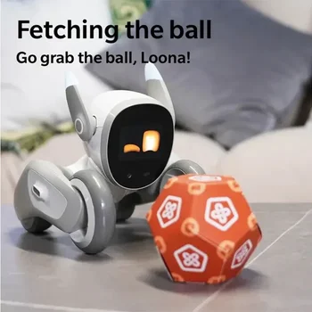 Cane Robot AI Intelligente, Compagno Interattivo, Giocattolo Elettronico con Funzioni ChatGPT, Dialogo tramite APP e Programmazione, Regalo