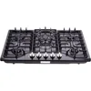 30 Inch LPG/NG Gas Cooktop Dual Fuel 5 Sealed Brass Burner Stainless Steel Hob 110V AC pulse Ignition Stainless 2