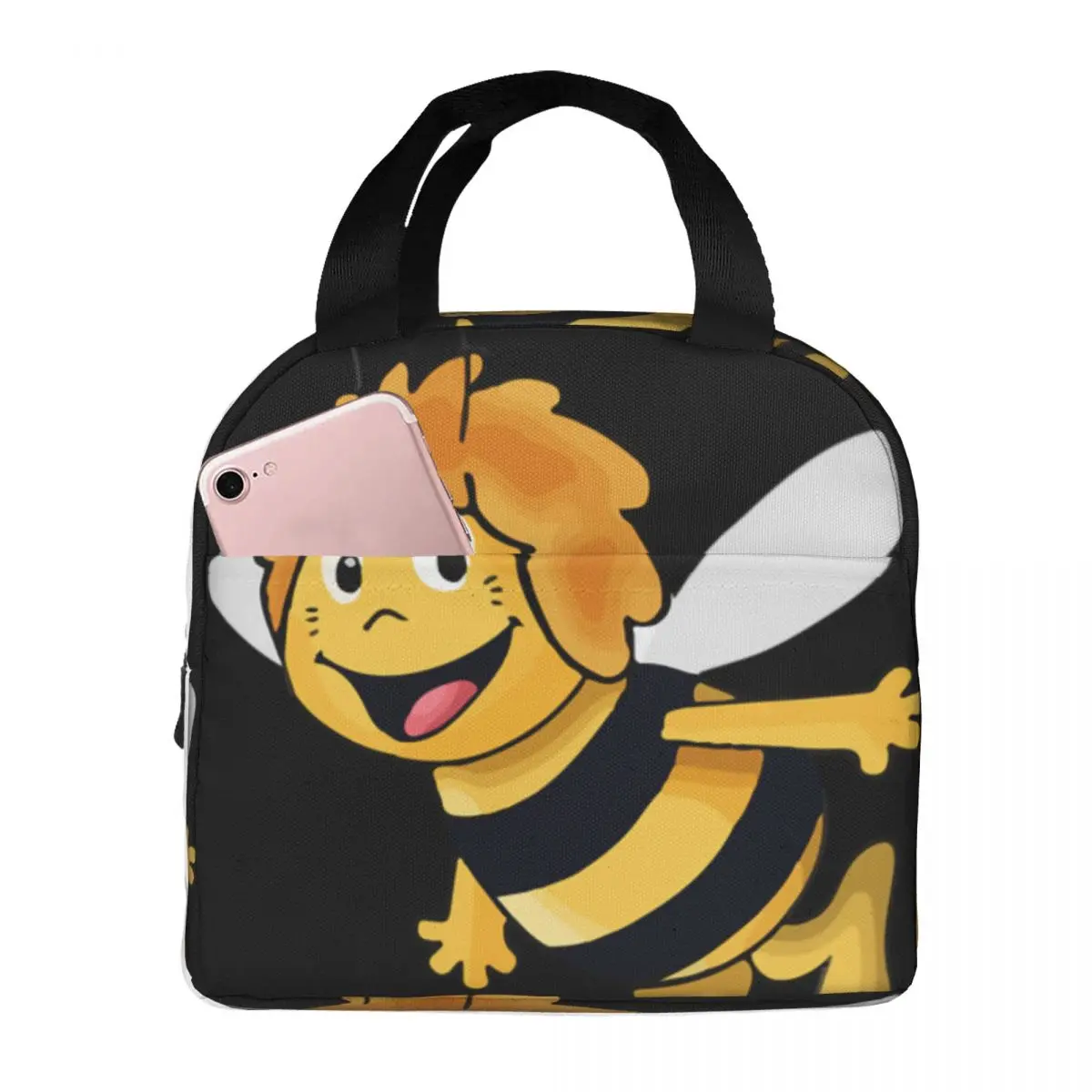 

Maya The Bee Racerback Lunch Bag Unisex Portable Cooler Thermal Insulated Lunch Box Picnic Storage Food Bento Box