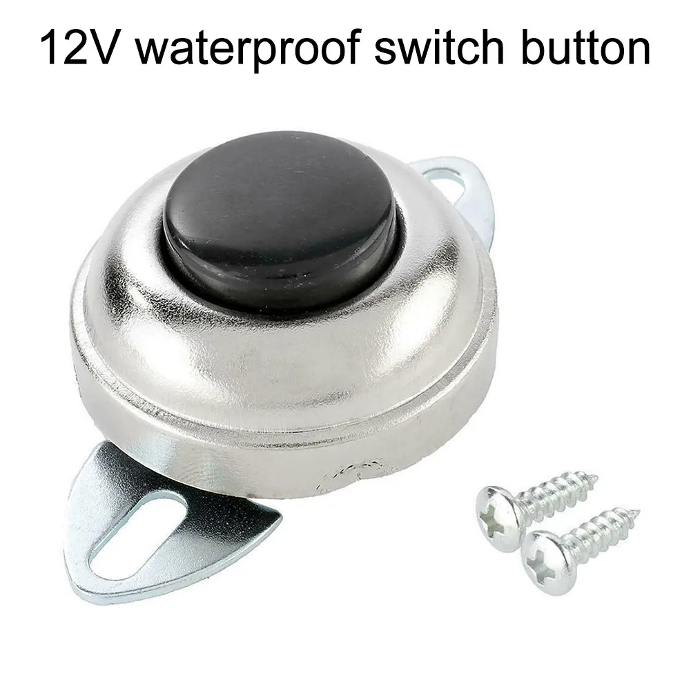 

12V Waterproof Switch Push Button Car Boat Track Horn Engine Start Starter 500v DC 100 MOhm Min Universal Switch Button