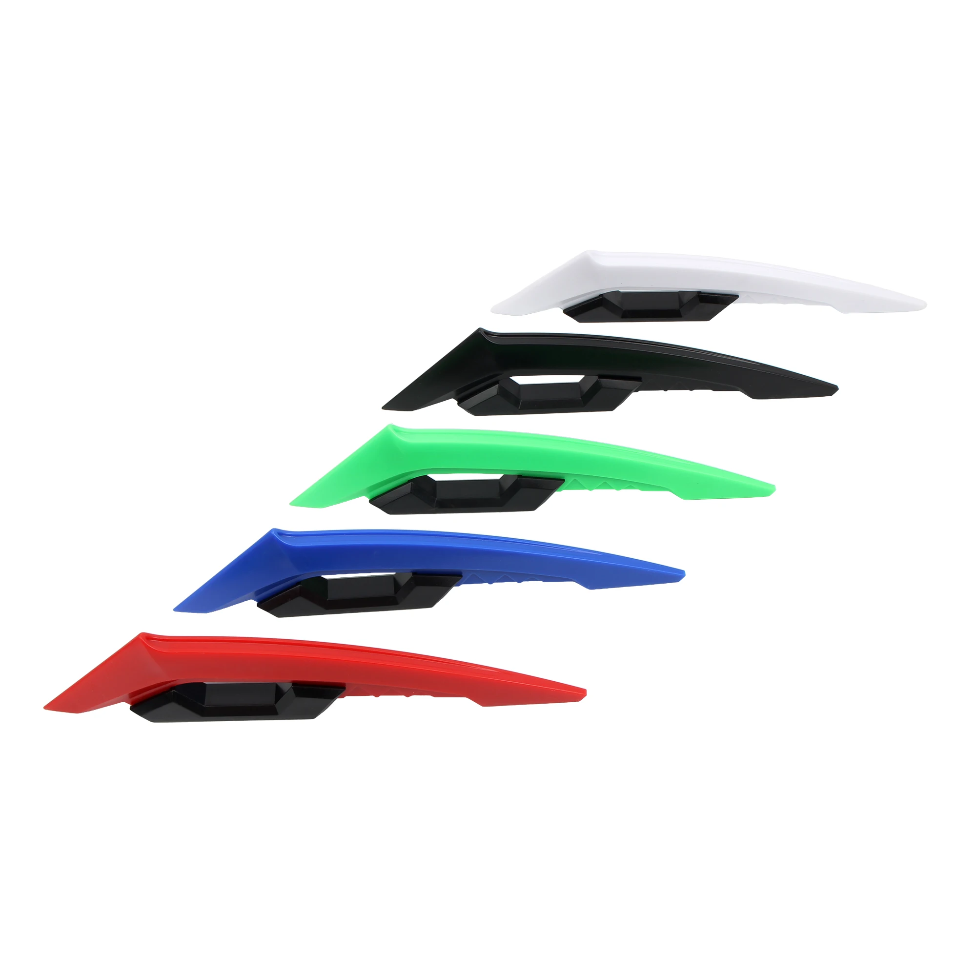 Aerodynamic Front Winglets with Adhesive Decoration Stickers