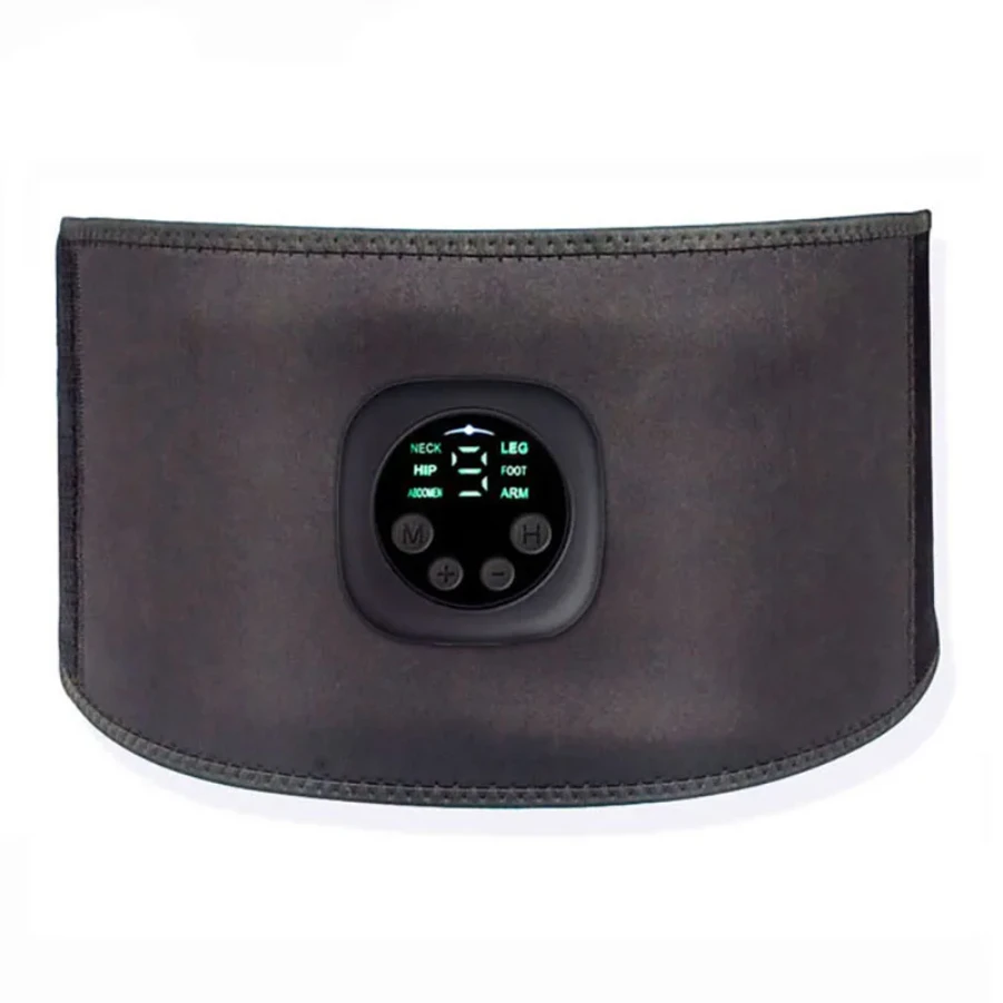 Smart Pulse EMS Abs Belt, Abdominal Muscle Patch, Weight Loss Massage Fitss Device, Black Technology Fat Burning_voghion.com