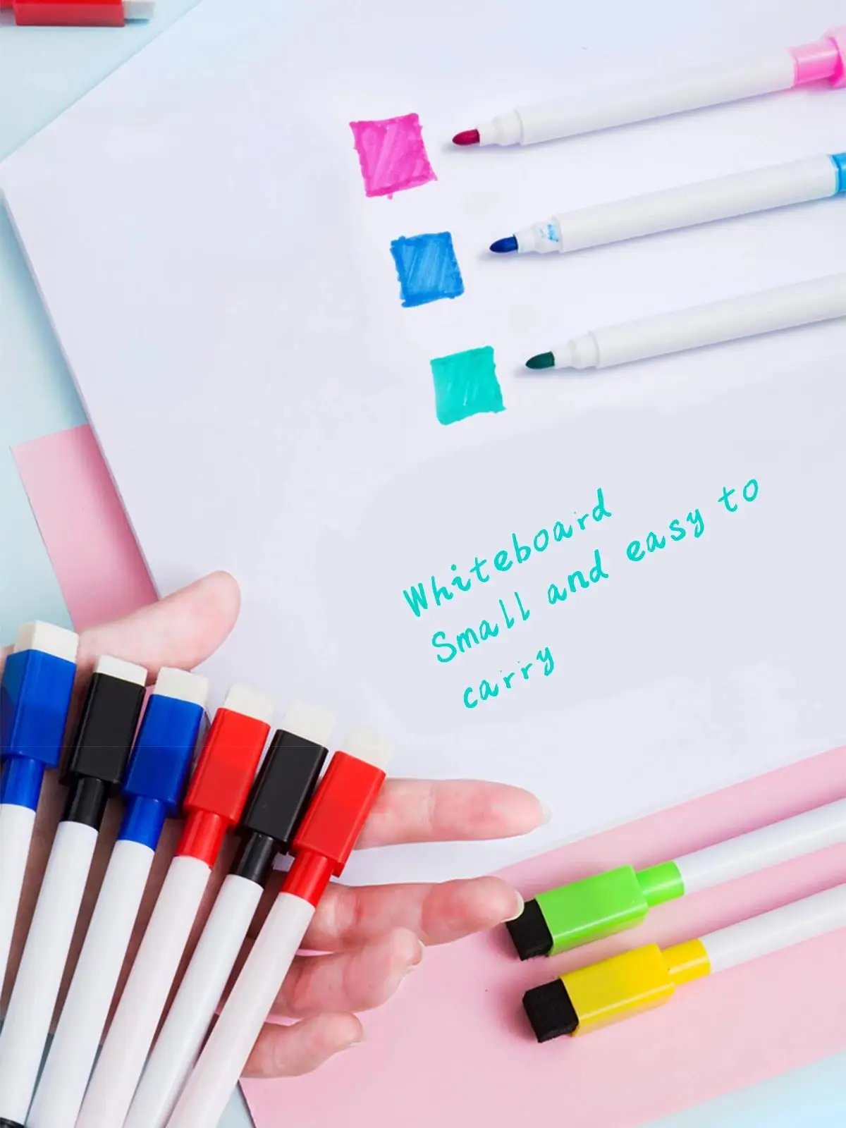 6/8 stücke Magnetische Löschbaren Whiteboard Stift Farbe Optionen Nummerierung Schreibwaren Büro Lehre Liefert Für Tafel Student Hinweis – Detail 14