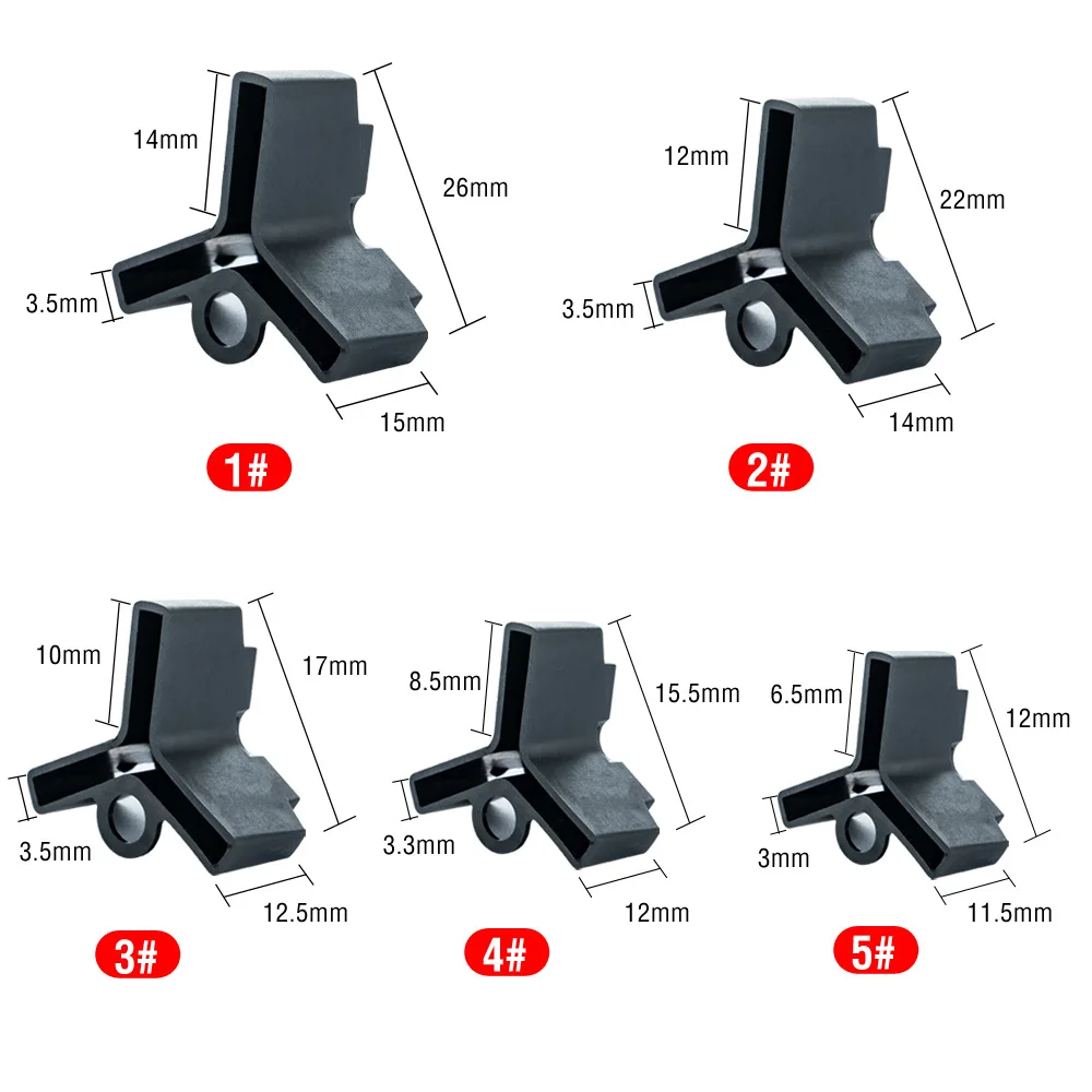 50Pcs/100Pcs Kunststoff Drillinge Schutzhülle Weiß/Gelb Angelhaken Anti-Scratch Schutzhülle Karpfen angeln Zubehör – Detail 2