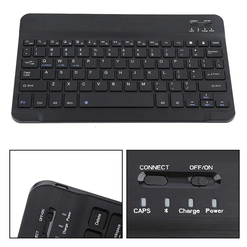 Wireless Keyboard 10 Inch French Spanish Russian Arabic AZERTY Thai For IPad Tablet Pro 9.7 Android