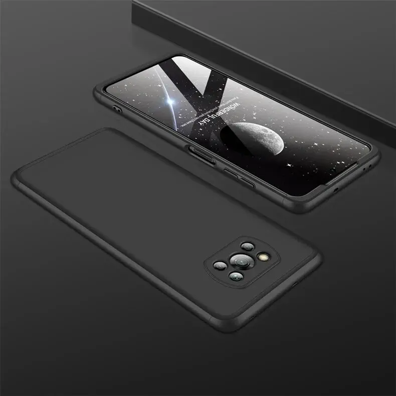 POCO X3 Pro Case 360 Degree Full Protection Hard Matte Shockproof Lens Protection Cover For Xiaomi POCO X3 NFC X3 2