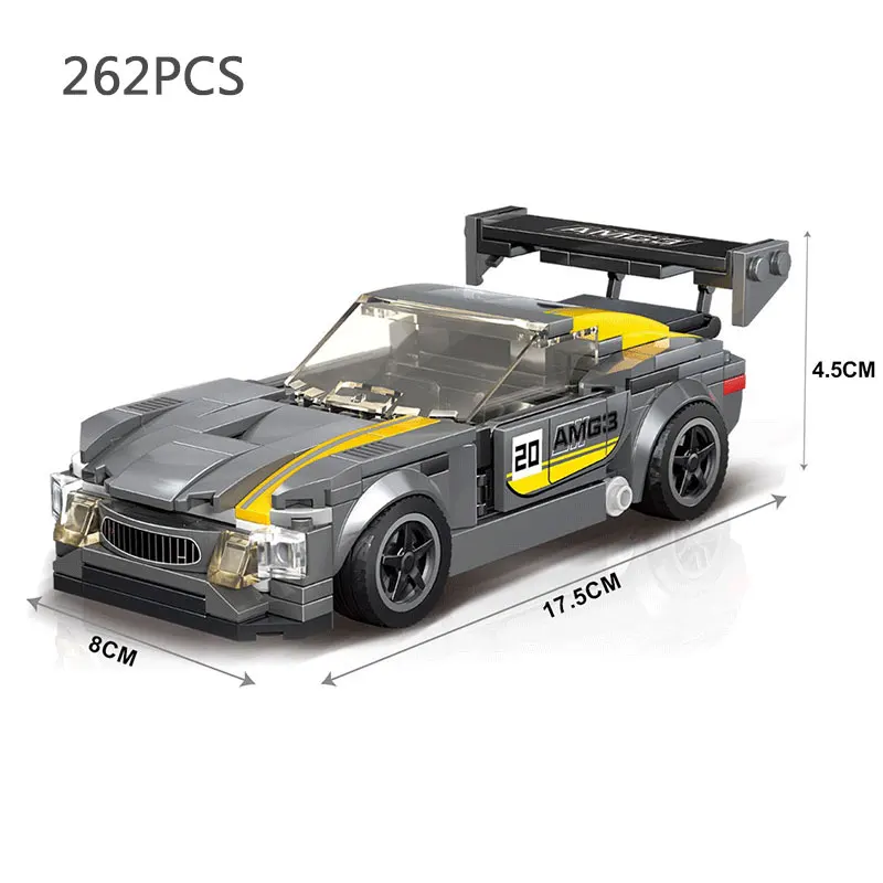 Compatible con Lego coches de carreras de alta tecnología bloques de  construcción carrera famosa coche deportivo de velocidad clásico regalos  para niños - AliExpress