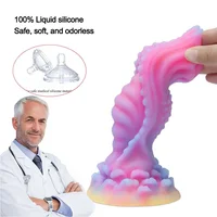 Analdildo, leuchtendes Sexspielzeug für Frauen, Dicktier/Monster, Pferdedildos, Silikon, weicher Analplug, Sextoys für Erwachsene, Drachenpenis ab 18 Jahren 3