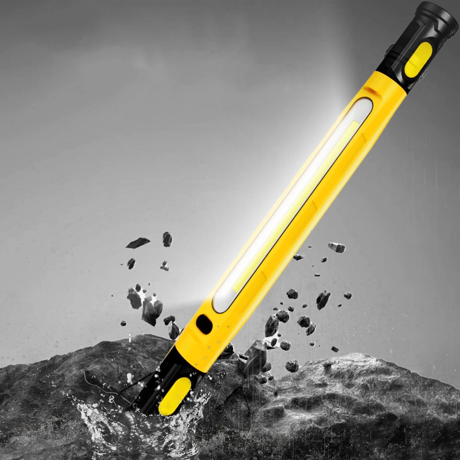 자석식 작업등 5200mAh 충전식 무선 언더후드 라이트 작업 현장 조명 (검사, 작업장, 비상용)